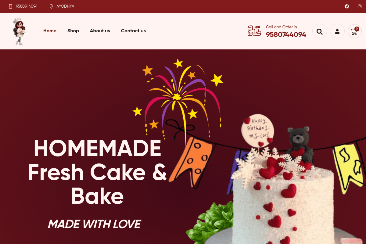 Fresh Cake and Bake