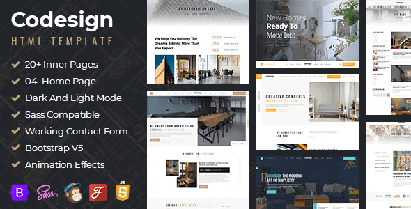 CoDesign - Architect & Interior Design HTML Template