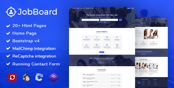 Job Board - Job Portal HTML Template + RTL